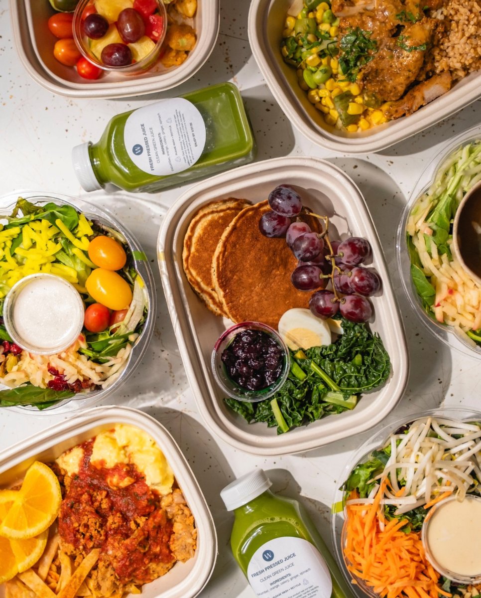 Flat lay comida